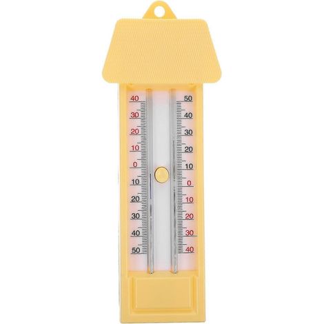 Thermomètre portable avec températures maximales et minimales pour intérieur, extérieur, jardin et serre. (1/4)