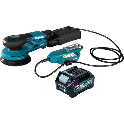 Makita BO 001 CGD1 Levigatrice rotorbitale a batteria 40 V max. 125 mm 5,0 mm di corsa Brushless + 1x batteria ricaricabile 2,5 Ah - senza caricabatteria