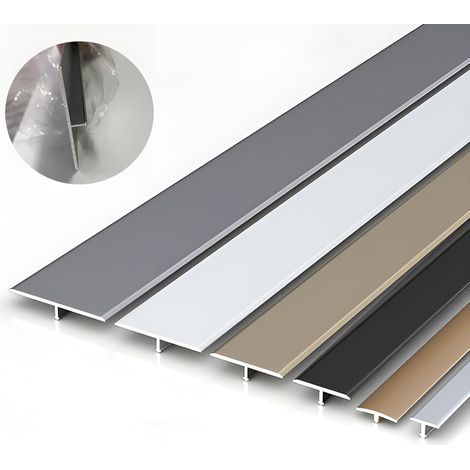 Profilés de transition de sol, profilés en T de 90 cm, lot de 1, coule (1/5)