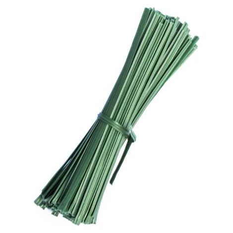 Filo per giardinaggio verde pretagliato 10 cm. 100 pz.