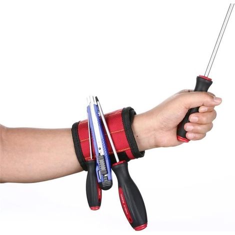 Bracelet magnétique - 600D Oxford - 3 aimants - 350x90 mm - Outils de maintien (1/4)