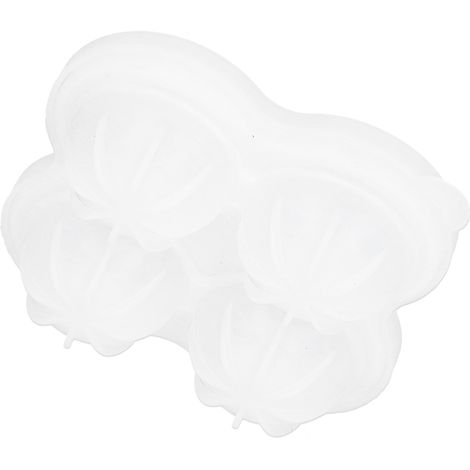 Moule à Glace Silicone 4 Cavités Rond Alimentaire pour Pâtisserie et Cuisine (1/5)