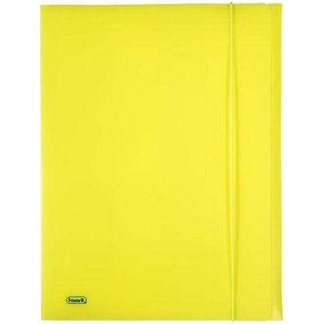 Favorit 400102283 cartella Polipropilene (PP) Giallo A4