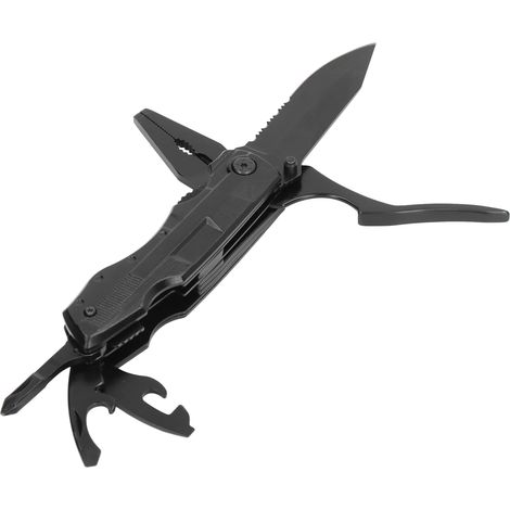 Tragbares Multifunktionsmesser mit scharfer Klinge, multifunktionale Klappzange aus Edelstahl für Outdoor-Camping (1/5)