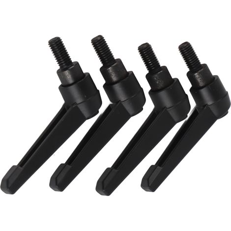 4 boutons de machine en métal, poignée de fixation réglable, filetage mâle M8 (16 mm)