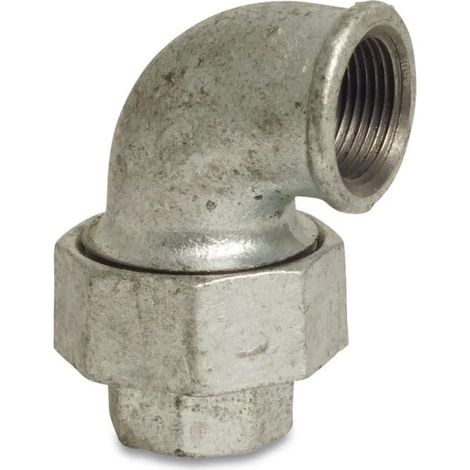Raccord Coudé Fonte Malléable 1/2 Pouce, 90 Degrés (1/2)