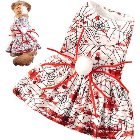 Costumes d'halloween pour Les Chiens Jupes Cosplay Effrayantes pour Animaux Jupes Festives Pour Chiens Rassemblements De Chiots Et Chatons, Fêtes Saisonnières, Soirées Déguisées Et Célébrations