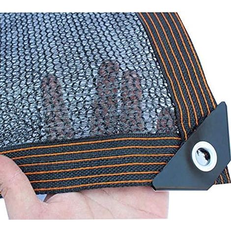 Filet d’Omrage pour Jardin, 4 Poteaux, Résistant aux UV 60-70%, avec Œillets, pour Jardin/Plantes/Serre/Grange/Extérieur/Cour/Toiture, Taille Ajustable (3 x 4 m / 9,8 x 13,1 pi) (1/5)