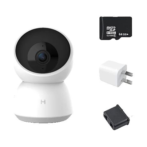 Caméra IP intelligente, rotation panoramique à 360°, vision nocturne, 2/3 (1/2)
