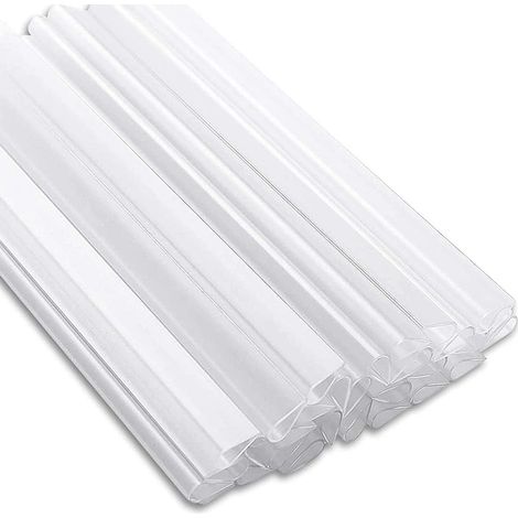 Clips de fixation pour brise-vue 30 pièces de bandes Pare-vue en PVC pour palissades doubles Rails pour bandes Pare-vue Bandes Pare-vue pour clôture de jardin, Transparent (1/5)
