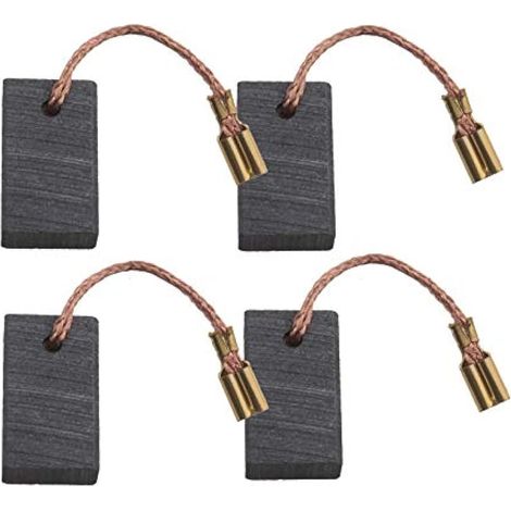 2 paires de balais carbone 316034930 5x10x16mm avec arrêt automatique, compatibles Metabo W8-125 W7-115 W7-125 WE14-125Plus 31603551 316035510 (1/5)