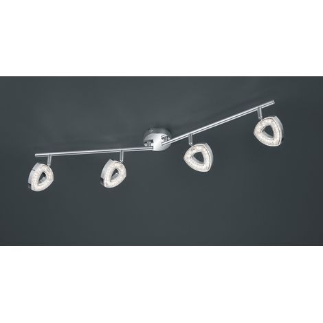 Spot Tours 4 Spot Led Chrome L80 cm Trio Eclairage (1/2)