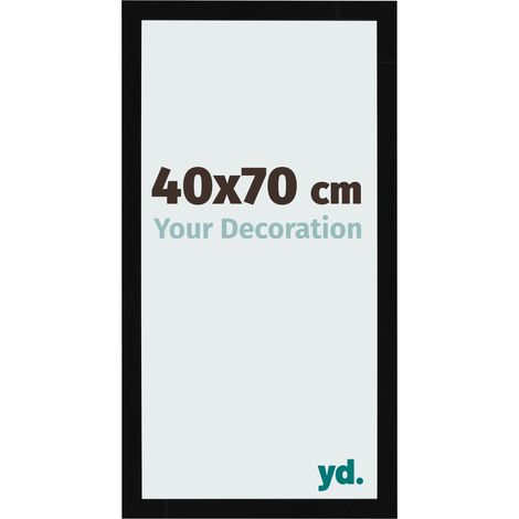 yd. - Cadre photo 40x70 - Noir Brillant - MDF - Bologna (1/5)