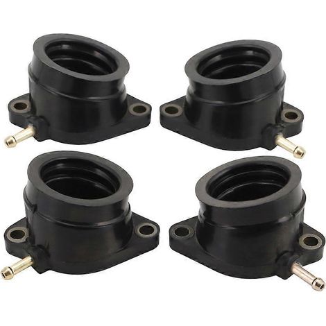 4 pièces Pièces de moto Interface de carburateur pour Yamaha FZS600 FAZER Collecteur d'admission et de sortie de carburateur 5DM-13586-01 (1/5)