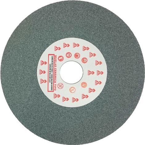 Muela M.PLANA 100x16 CARBURO SILICIO GR.80 M.PLANA 100x16 CARBURO SILICIO GR.80