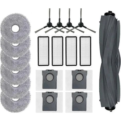 Sac à poussière pour balai serpillière Dreame Bot L30 Ultra en caoutchouc / brosse latérale, filtre et sac à poussière (1/5)