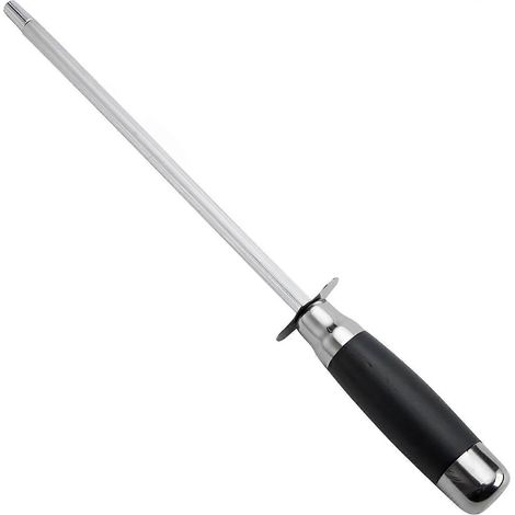 Affûteur de couteaux en acier diamanté, fusil à aiguiser, tige d'affûtage pour couteaux de cuisine, affûteur professionnel, pour couteaux et ciseaux de cuisine (1/5)