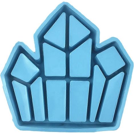 Kristallförmiger Organizer aus Epoxidharz, DIY-Bastelidee, Schmuck- und Make-up-Aufbewahrungsbox, Regal, Präsentationsständer, Tablett, Silikonform