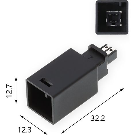 Yizhi USB-Kompatibilität mit dem Kabelbaumstecker des blendfreien Rückspiegels von Volvo: zerstörungsfreie Stromversorgung ohne Kabeldurchtrennung oder Steckerbruch. (1/4)