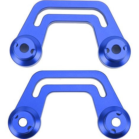 GARRYFIZH Paire de supports de montage de lumière de pare-brise de pilier A pour Jeep Wrangler JL JLU 2018-2022 Bleu (1/5)