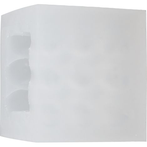 Moule en silicone alimentaire en forme de cube en forme de cœur 3D pour bougies d'aromathérapie, idéal pour les mariages et les anniversaires (grand format). (1/5)