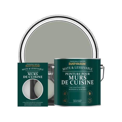 Peinture pour Murs de Cuisine, Finition Mate - Feuille de Thé (1/3)