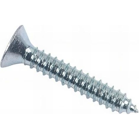 Vis à tôle tête fraisée Pozidriv 4.8 x 508 mm Zinguée - Boite de 250 pcs - Fixtout VTFC1050802B