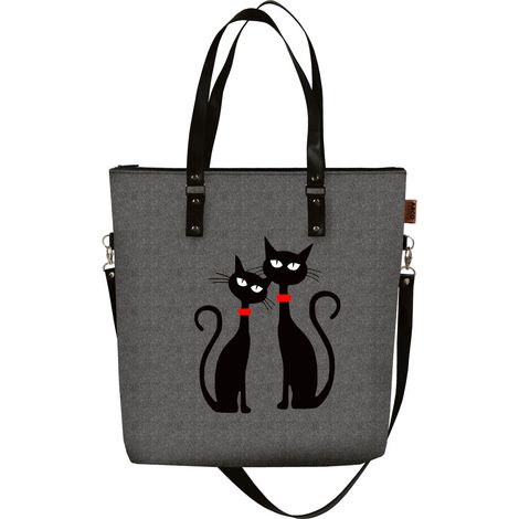 Max' Einkaufstasche - Schwarze Katzen (1/5)