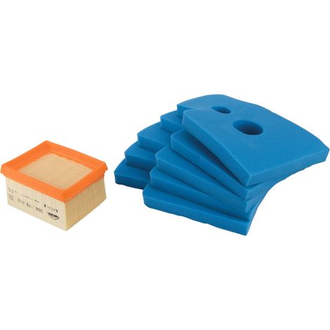 Kit 1 filtre air + 5 préfiltre DOLMAR - MAKITA - 957173161