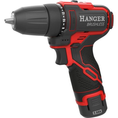 Perceuse-visseuse 12V DD12S2 + 2 batteries 2Ah + chargeur + sacoche - HANGER - 400101 (1/3)