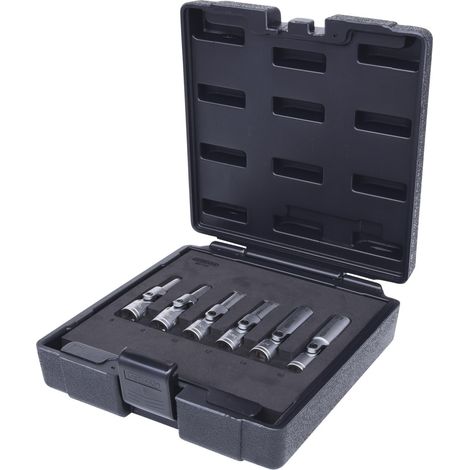 KS TOOLS 3/8' Jeu de douilles articulées pour bougies, courts, 6 pcs ( 500.7300 ) (1/7)