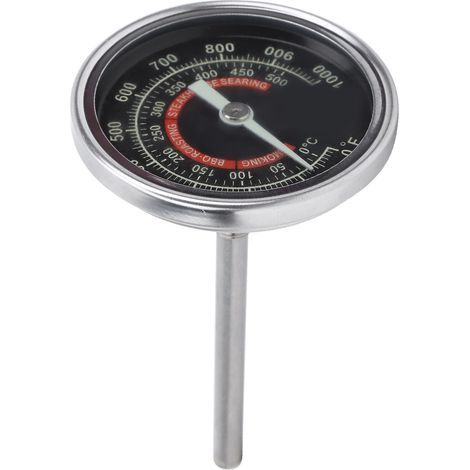 Thermomètre de Cuisson en Acier Inoxydable pour Four et Barbecue - Jusqu'à 1000°F (1/5)