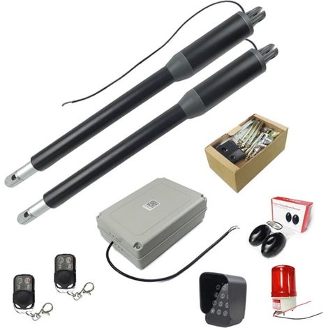 Kit d'ouvre-portes automatiques 200 Kgs Swing Gate Driver Actionneur Perfect Suit Opener Gate Engine Motor System Porte automatique pour accessoires de portail coulissant ( Color : Kit 5 , Size : 1 UK (1/5)
