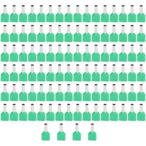 100 Pièces Bornes à Œillet Isolées PVC - Cosses à Oeillet en Cuivre pour Câbles - Terminaux Pressés à Froid (1/5)