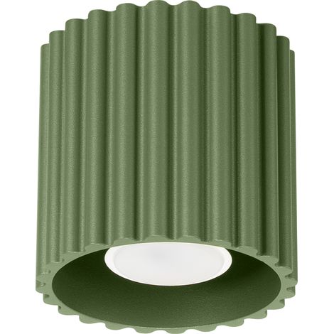 Deckenleuchte AURA 1 GU10 Olivgrün Alu Sollux SL.1794 (1/5)