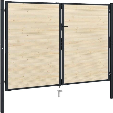 Fence Slats 52 pcs 134 cm Solid Wood Spruce vidaXL (1/5)