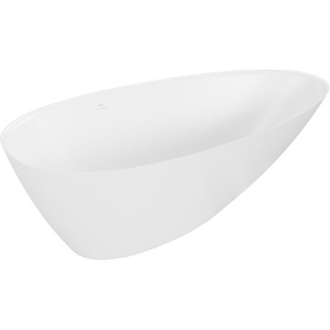 Mexen Milano freistehende Wanne aus Konglomerat 150 x 82 cm, weiße Matte - 57301508500 (1/5)