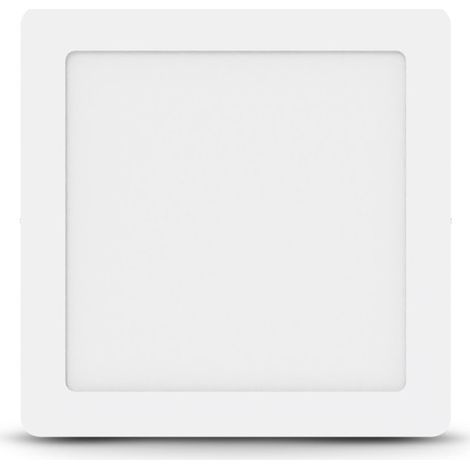 Plafonnier LED 220 x 220 mm 18W 3000K Miidex Lighting® (1/2)