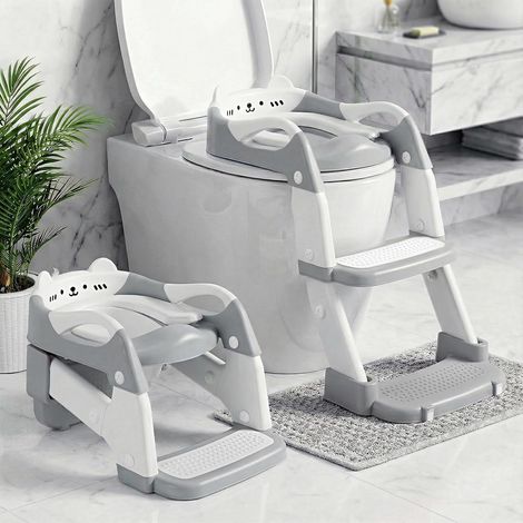 Reducteur Toilette Enfant, 2 en 1 Rehausseur Toilette Enfant (1/5)