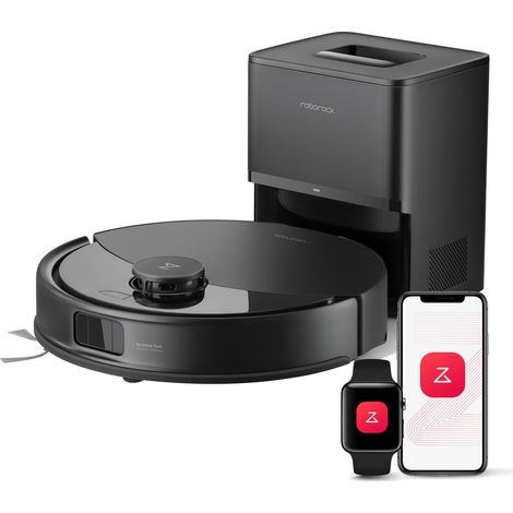 Roborock Q10 PF+ Staubsauger Roboter 10000 Pa (Upgrade von Q8 max+), Dual Anti-Tangle-System, PreciSense® LiDAR-Navigation, Schwarz