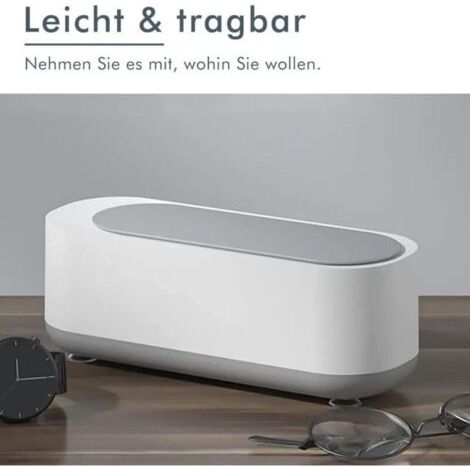 BUNTHAUS Nettoyeur, nettoyeur ultrasonique à haute fréquence,à 360° tridimensionnelle de Nettoyage à sec，pour les Lunettes, Bijoux, Bracelets de montres, Jouets