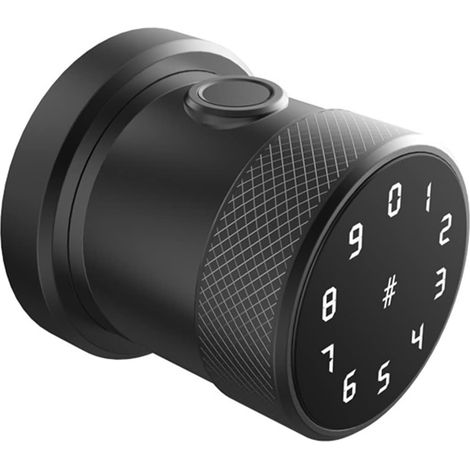 Verrouillage intelligent Verrouillage de support de porte d'empreinte digitale Bluetooth verrouillage App 13.56 Code de carte MHz Keyless Latch Knob Lock Smart L06 Serrure de porte d'entrée sans clé ( (1/4)
