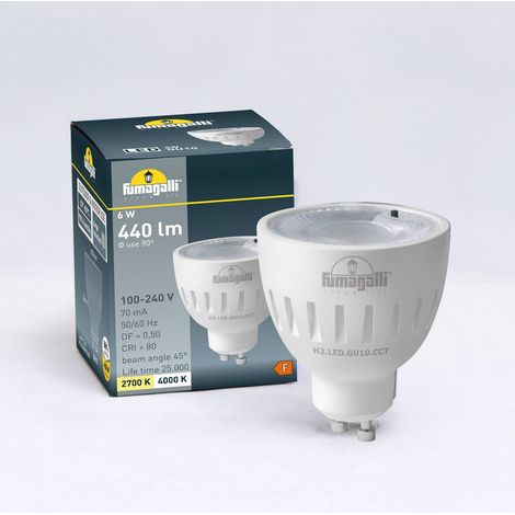 Lampadina LED GU10 - 6W - CCT - Fumagalli