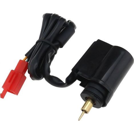 starter électrique à 2 broches pour carburateur. starter automatique. en cuivre ABS. compatible avec scooters. cyclomoteurs. quads et karts GY6 50cc. 125cc et 150cc. (1/5)