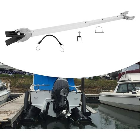 23-35 Inches Transom Saver Adjustable Support Bracket Saver For Outboard MotorsBelow 100hp Boat Trailers Heavy-Duty Universal Outboards (1/5)