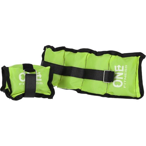 WW02 PESI PER CUSCINI 2 x 1,5 KG ONE FITNESS (verde) (1/3)