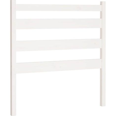 Maison Exclusive - Cabecero de cama madera maciza de pino blanco (1/5)