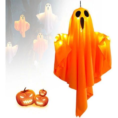 Fantome Halloween Decoration,Halloween Fantôme Suspendue Décoration, Fantômes Suspendus pour Halloween
(Orange-1PCS) (1/5)