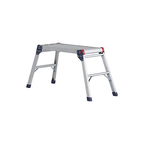 Plataforma de trabajo de aluminio  2 peldaños  plegable (1/5)