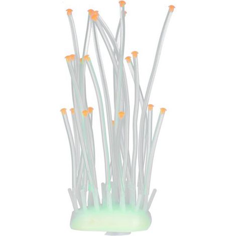 Corail Artificiel - 20 x 8 cm - Silicone - Vert - Pour Aquarium (1/5)